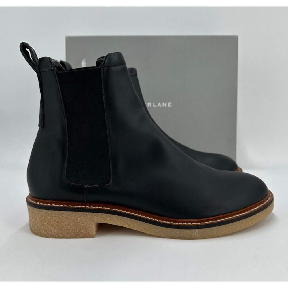 Everlane The Italian Leather Chelsea Boot in Black sz 6 Women's Gum Outsole nib